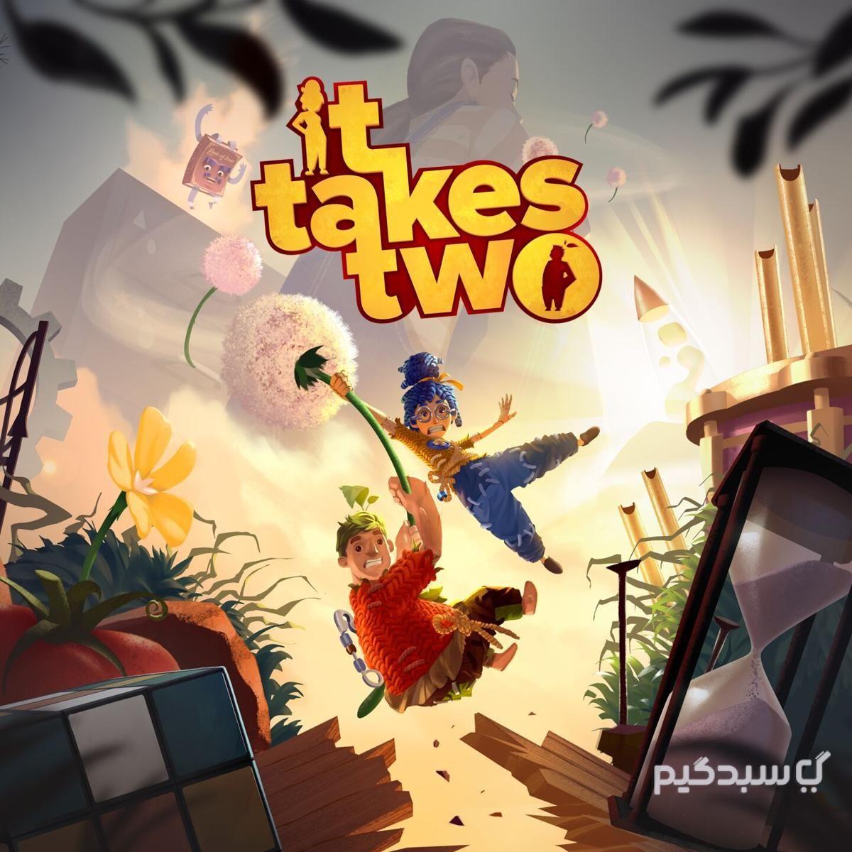 بازی It Takes Two PS4 & PS5 - تجربه کوآپ هیجانانگیز پوستر بازی ایت تیکس تو برای PS4 و PS5 با شخصیتهای کودی و می