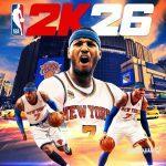 کاور رسمی بازی NBA 2K26 برای پلی استیشن 5 با تصویر ستاره بسکتبال