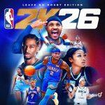 کاور رسمی بازی NBA 2K26 برای پلی استیشن 5 با تصویر ستاره بسکتبال