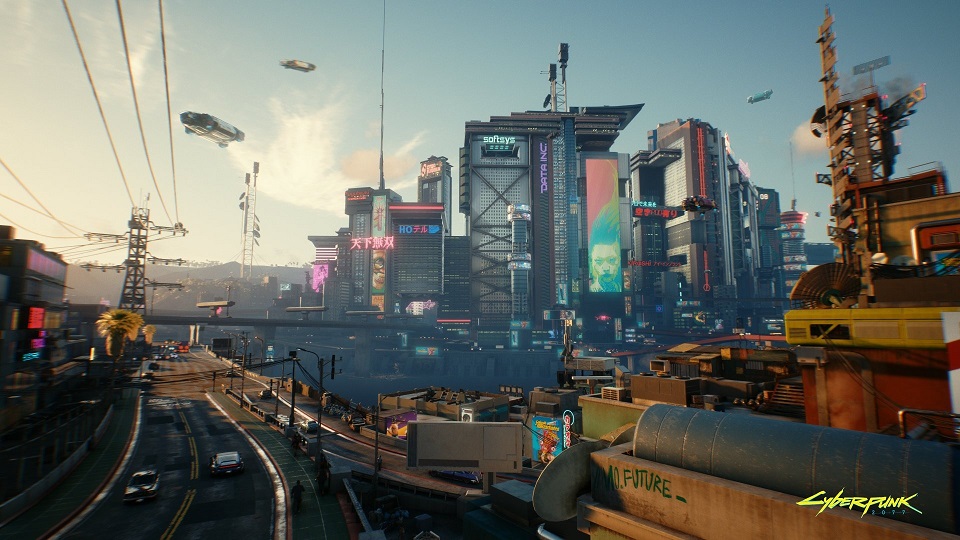 پوستر بازی Cyberpunk 2077 نسخه التیمیت ادیشن به همراه کاراکتر V و جانی سیلورهند برای خرید اکانت قانونی PS5