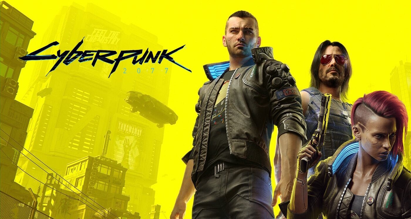 پوستر بازی Cyberpunk 2077 نسخه التیمیت ادیشن به همراه کاراکتر V و جانی سیلورهند برای خرید اکانت قانونی PS5