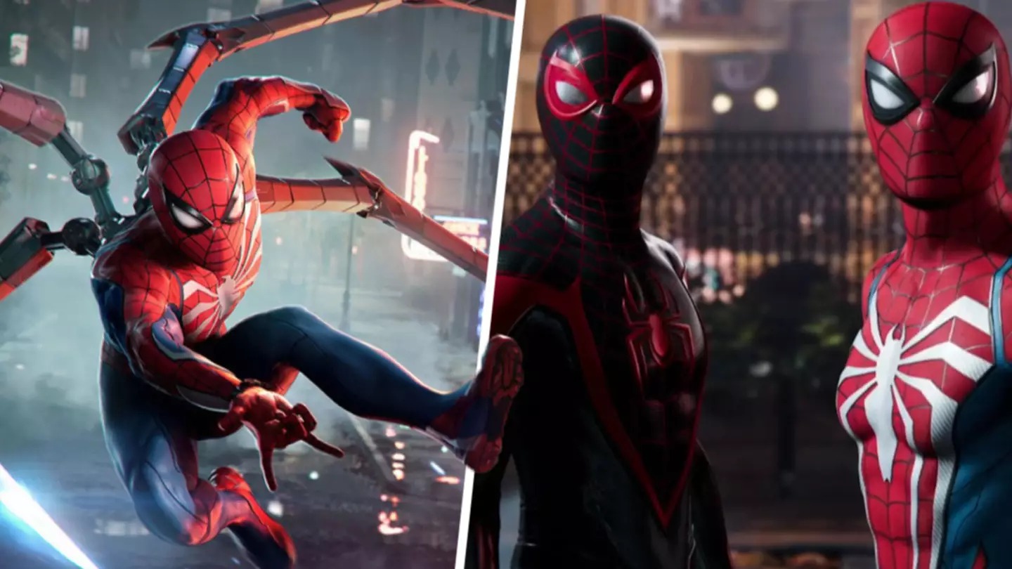 پیتر پارکر و مایلز مورالس در بازی Marvel’s Spider-Man 2 نسخه PS5