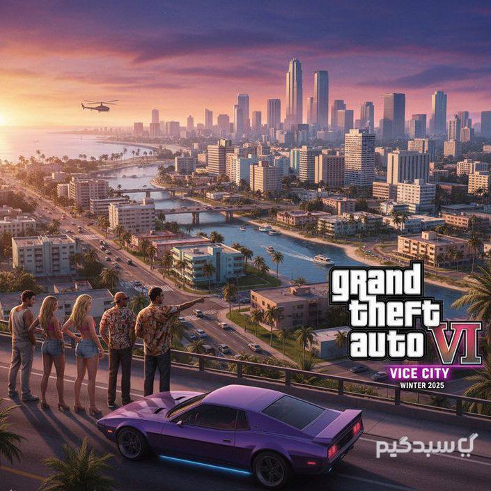 خرید اکانت قانونی و ظرفیتی بازی Grand Theft Auto VI برای کنسول PS5 و PS4